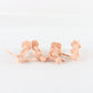 Lot Of 4 Bathing Beauties Peach Burlesque Women Figures Marx 2.5" Figures