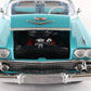 1958 Chevrolet Impala Convertible Turquoise Danbury Mint 1:24 Model Car
