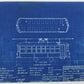 Milwaukee Electric Plan & Elevation Cars 60-76 Trolley Blueprint 1922 10"