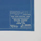 NYC Section Through Kitchen Full Size Dining Car Passenger Blueprint 1925 54.25"