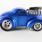 1941 Blue Willys Coupe Muscle Machines Funline Metal Model Car 1:18