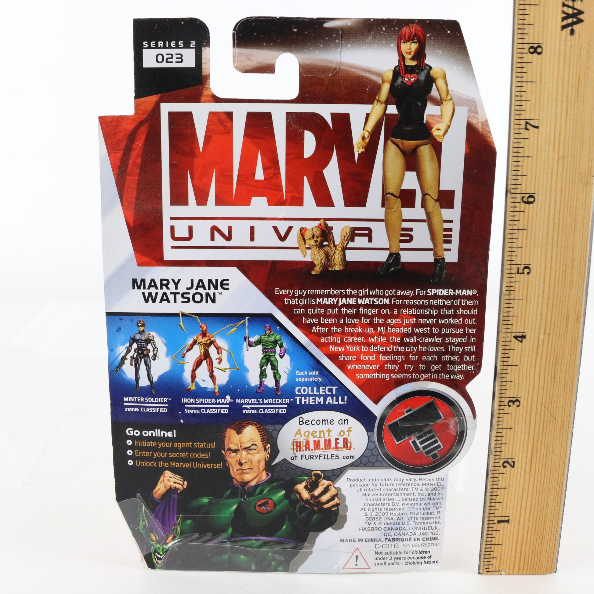 Mary Jane Watson 3.75" Action Figure Hasbro Marvel Universe Series 2 023 