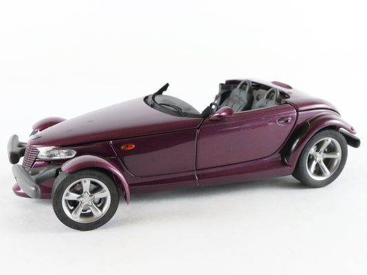 Plymouth Prowler Convertible Purple Danbury Mint 1:24 Diecast Model Car
