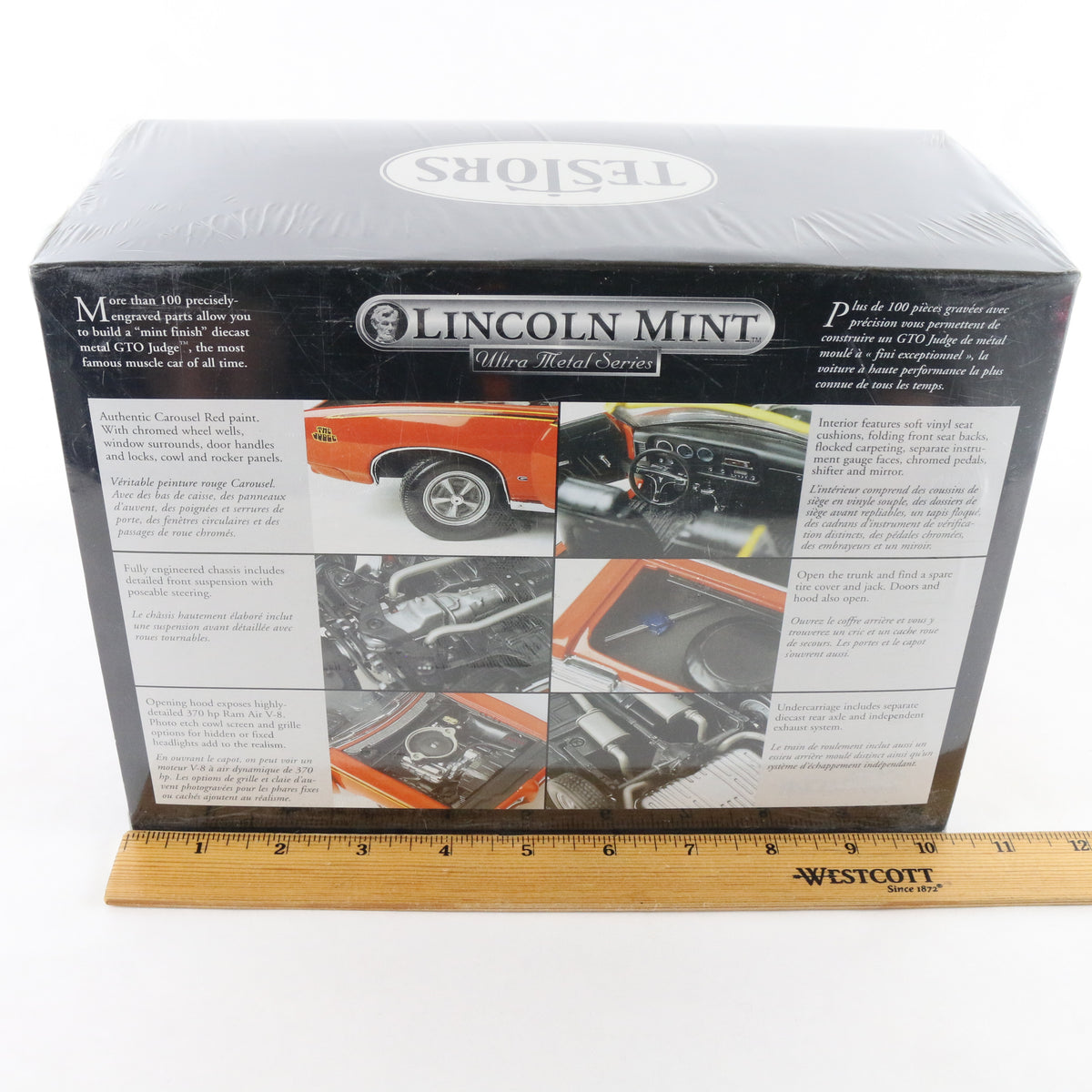 1969 Pontiac GTO The Judge Lincoln Mint Testors 1:24 Metal Model Kit 7120