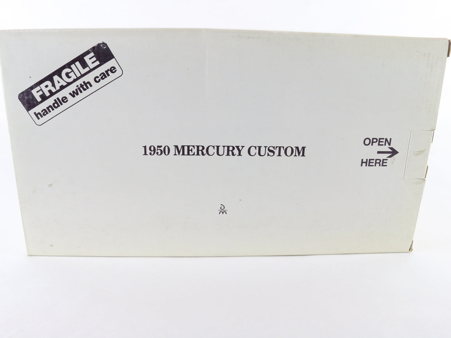 1950 Mercury Custom Purple White Danbury Mint 1:24 Diecast Model Car