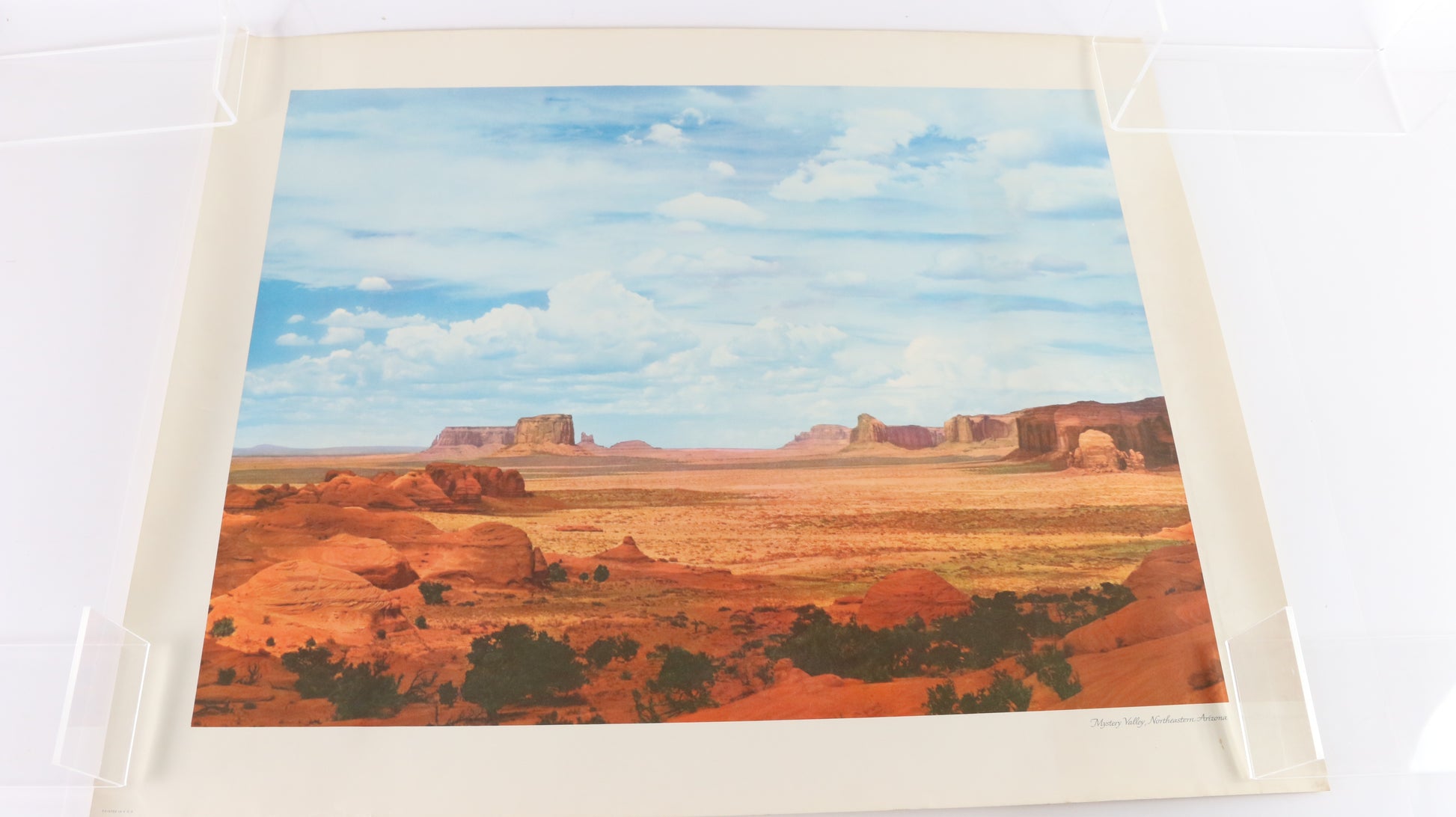 Mystery Valley Northeastern Arizona Vintage Large Color Print 25.5"
