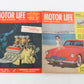 Lot Of 5 formerly Hop UP & Motor Life Car Magazines Mar May June 1954 25c