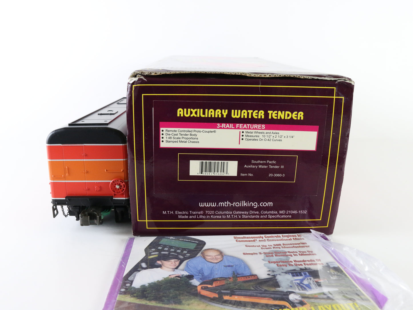 MTH O 20-3060-3 Southern Pacific Daylight GS-4 #4222 Auxiliary Water Tender III