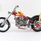 Easy Rider Billy Bike Red Yellow Flames Franklin Mint 1:10 Motorcycle B11XN65