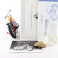 Easy Rider Billy Bike Red Yellow Flames Franklin Mint 1:10 Motorcycle B11XN65