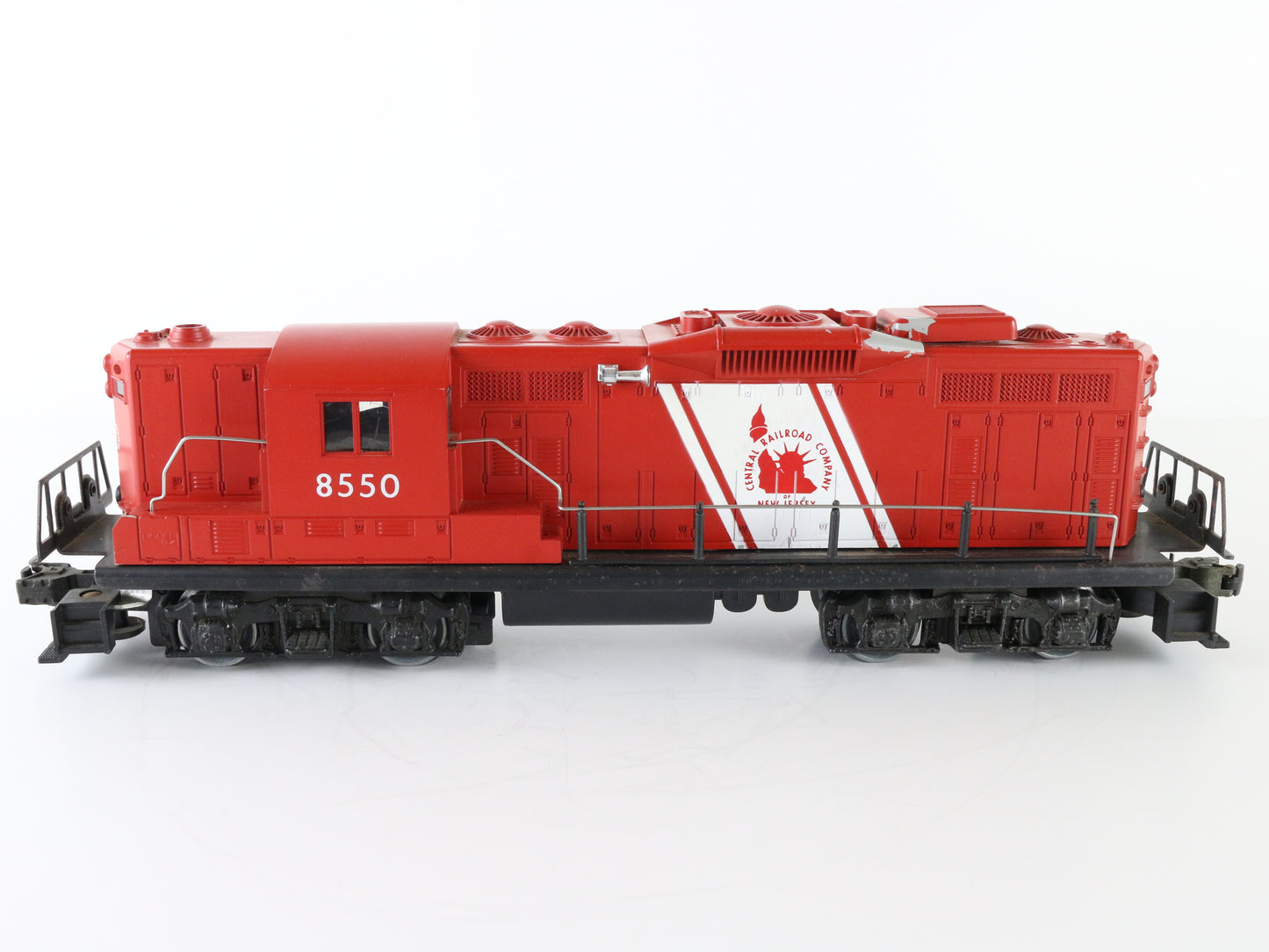 Lionel O Jersey Central 8550 Red GP9 Diesel Locomotive Engine