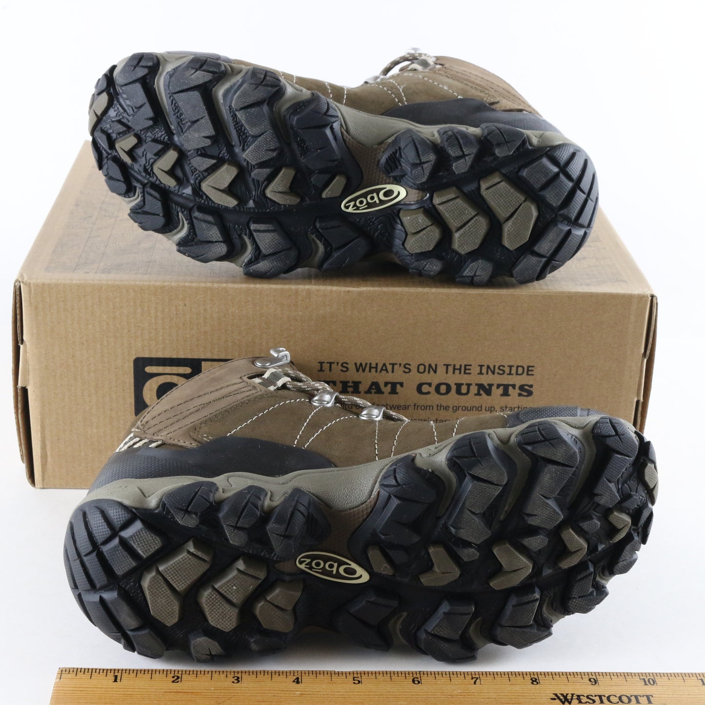 Oboz Bridger Mid B-Dry Waterproof Womens Walnut Winter Hiking Boots Size 7.5 USA