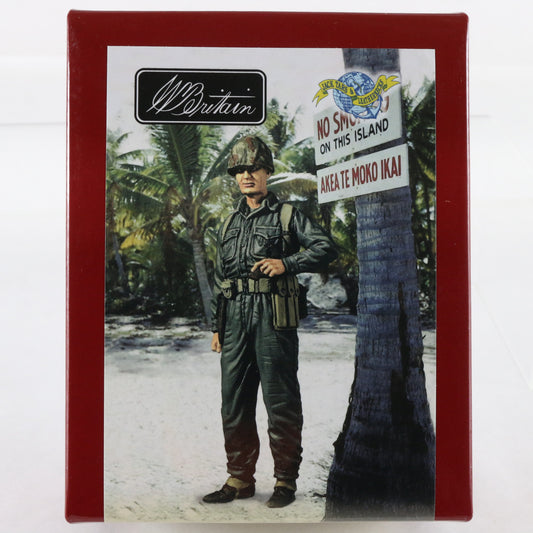 USMC LT General Lewis Chesty Puller Soldier Britains 1:30 13040 Metal Figure