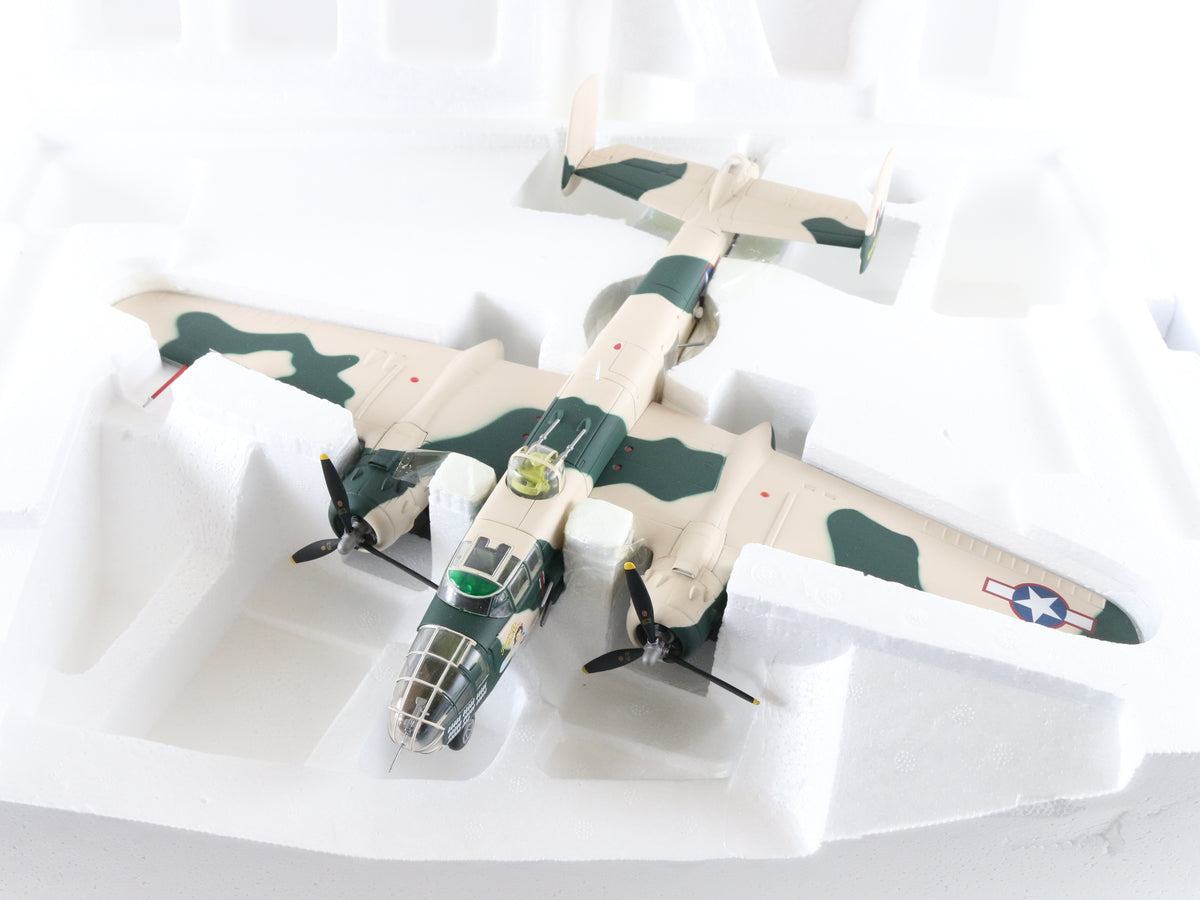B-25J Mitchell Bomber Plane USAAF Russells Raiders Franklin Mint 1:48 B11E346