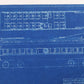 Milwaukee Electric Plan & Elevation 1107-1008 1110 Trolley Blueprint 1936 11"