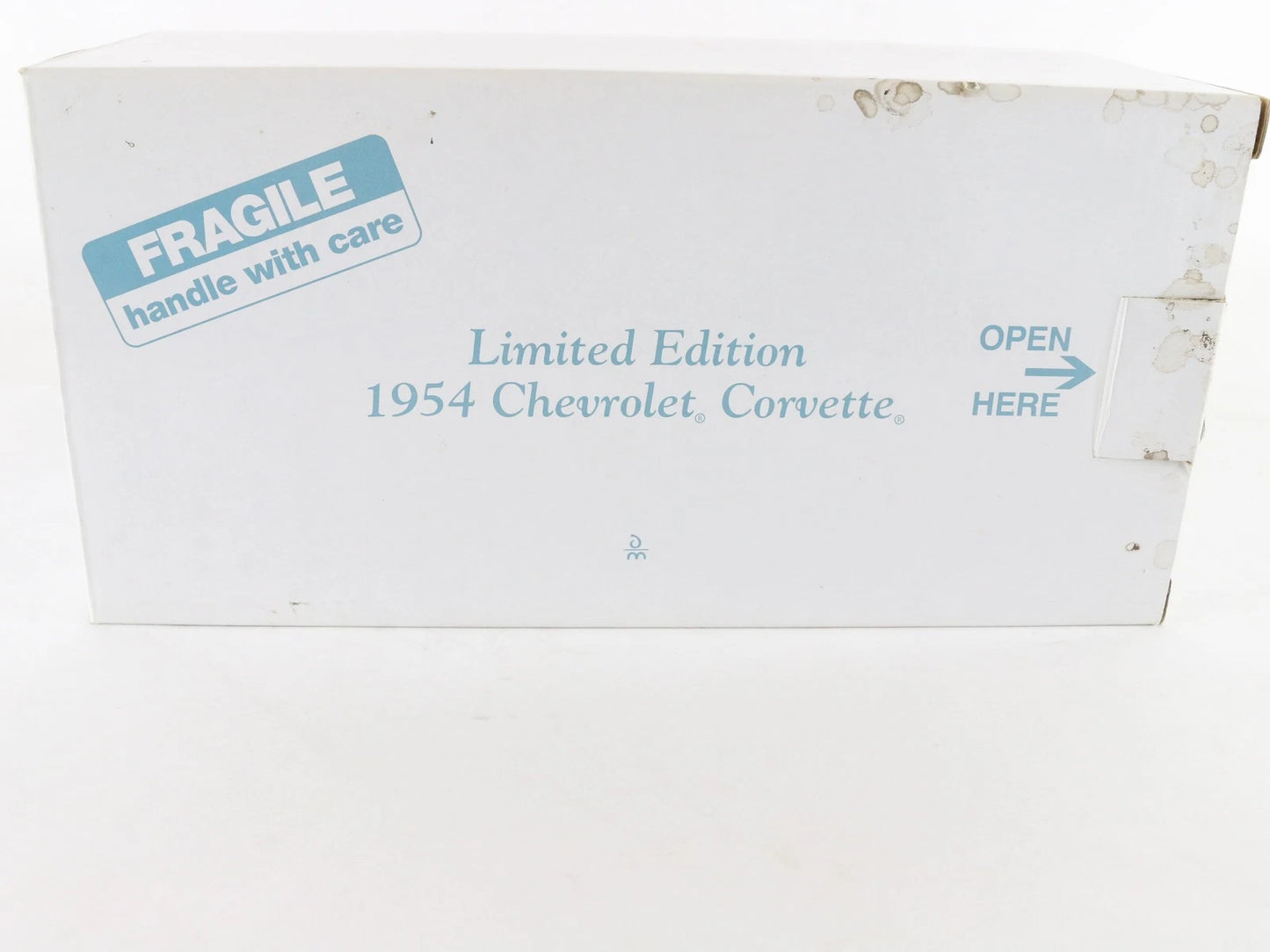 1954 Chevy Corvette Limited Blue Convertible Danbury Mint 1:24 Model #3384
