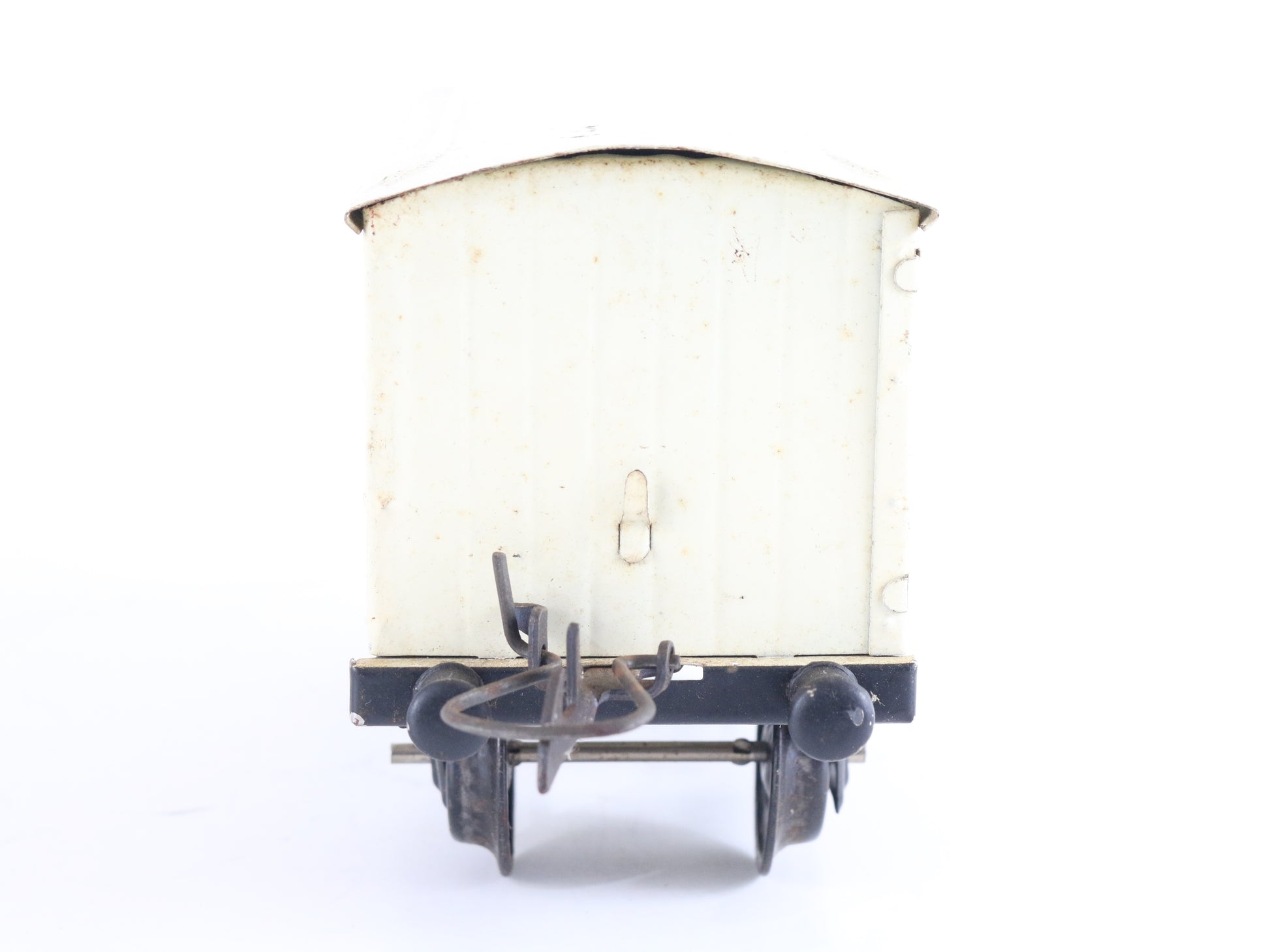 White Ventilated Refrigerator Car 151276 Hornby Meccano O Vintage Train rare insulated wagon for perishables