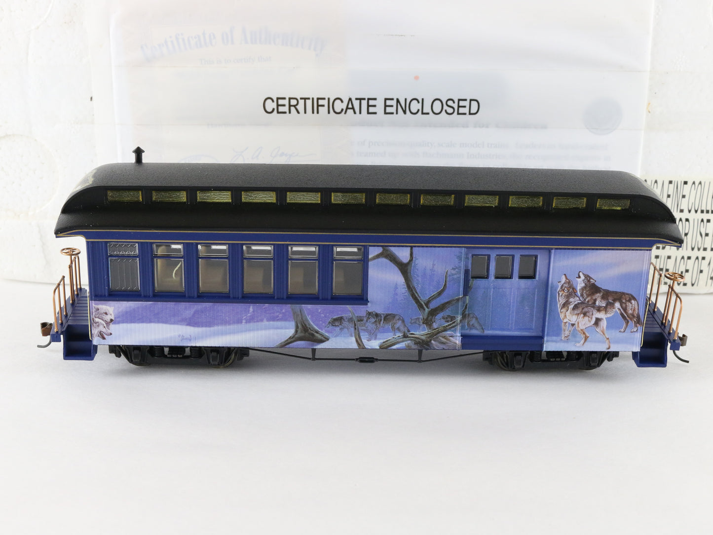 Hawthorne Village HO Wild Song Wolf Combine Train Car W/ Track 14-09137-008