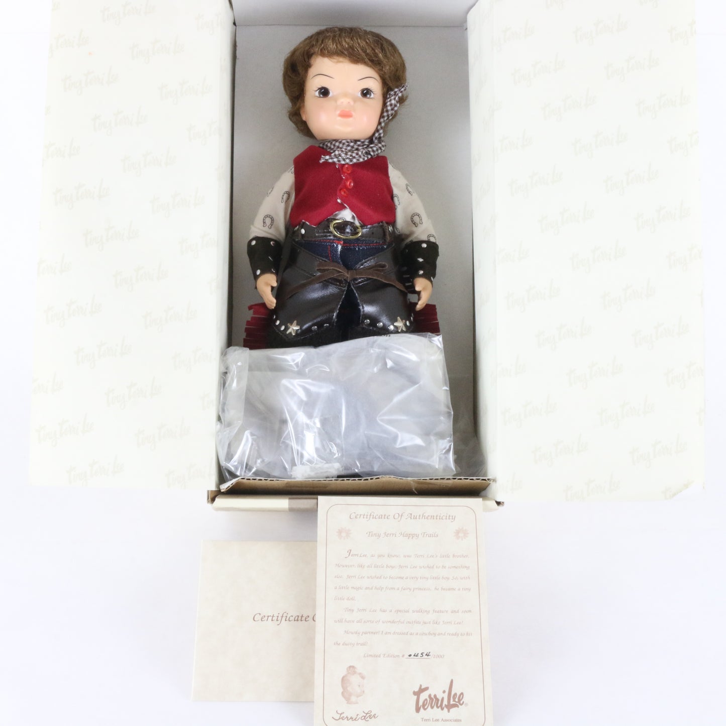 Terri Lee Tiny Jerri Happy Trails Cowboy Outfit Hat W/ Accessories 40021 IN BOX