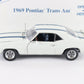 1969 Pontiac Trans Am Blue White Danbury Mint 1:24 Diecast Model Car