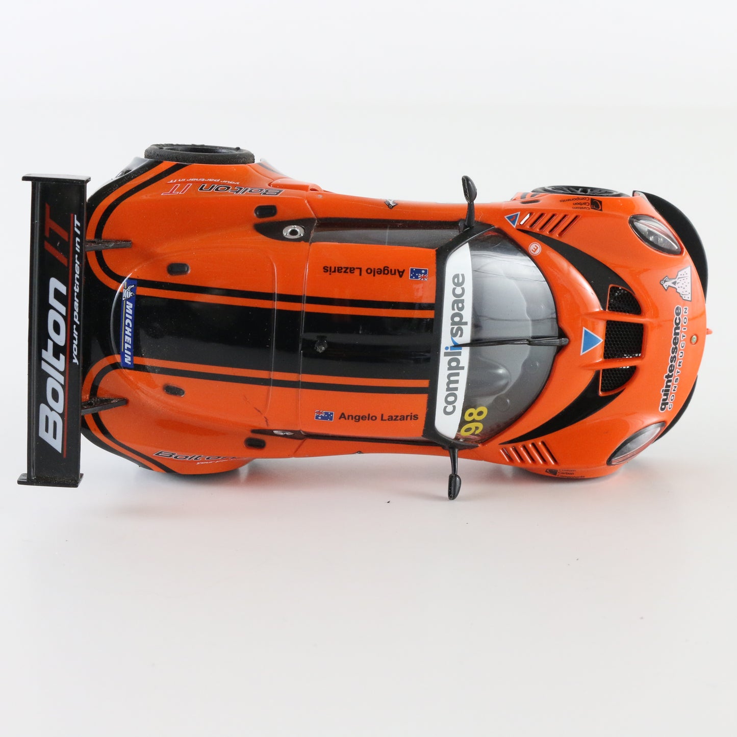 Ninco Lotus Exige GT3 Lazaris #98 orange black 1:32 slot car