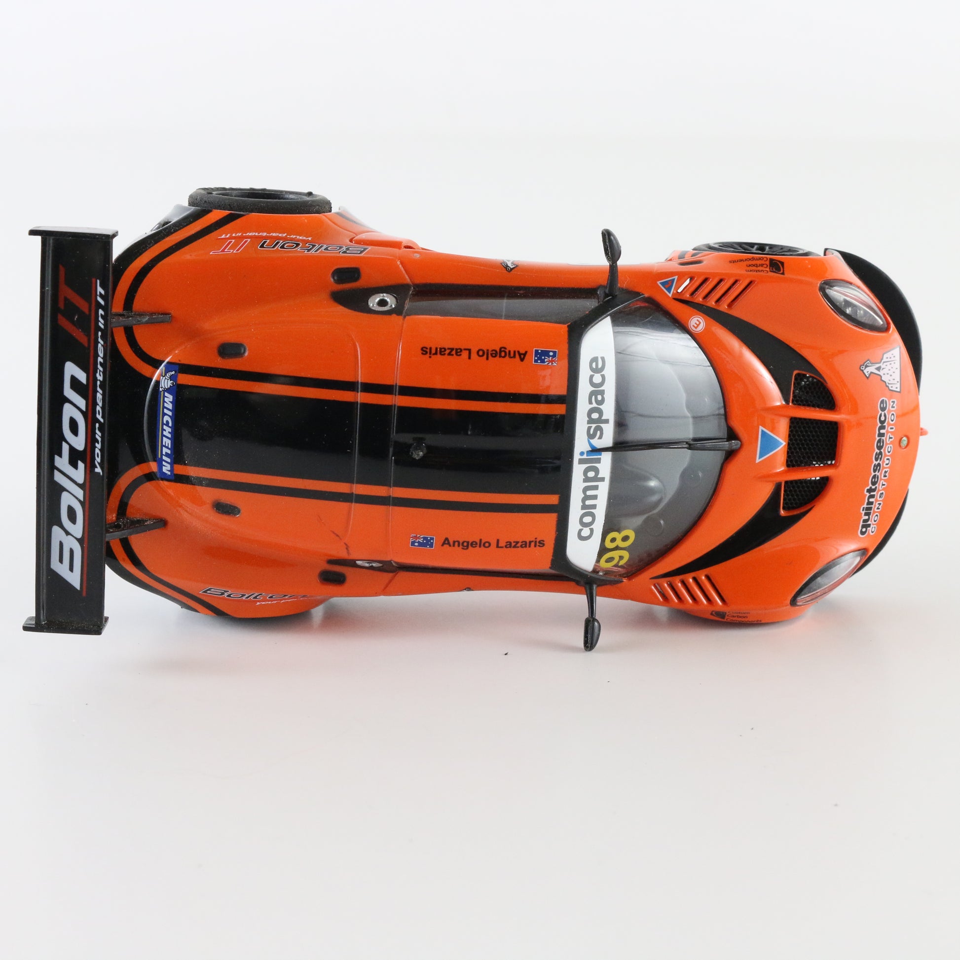 Ninco Lotus Exige GT3 Lazaris #98 orange black 1:32 slot car