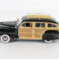 1942 Chrysler Town & Country Black Wood Panel Danbury Mint 1:24 Diecast Model