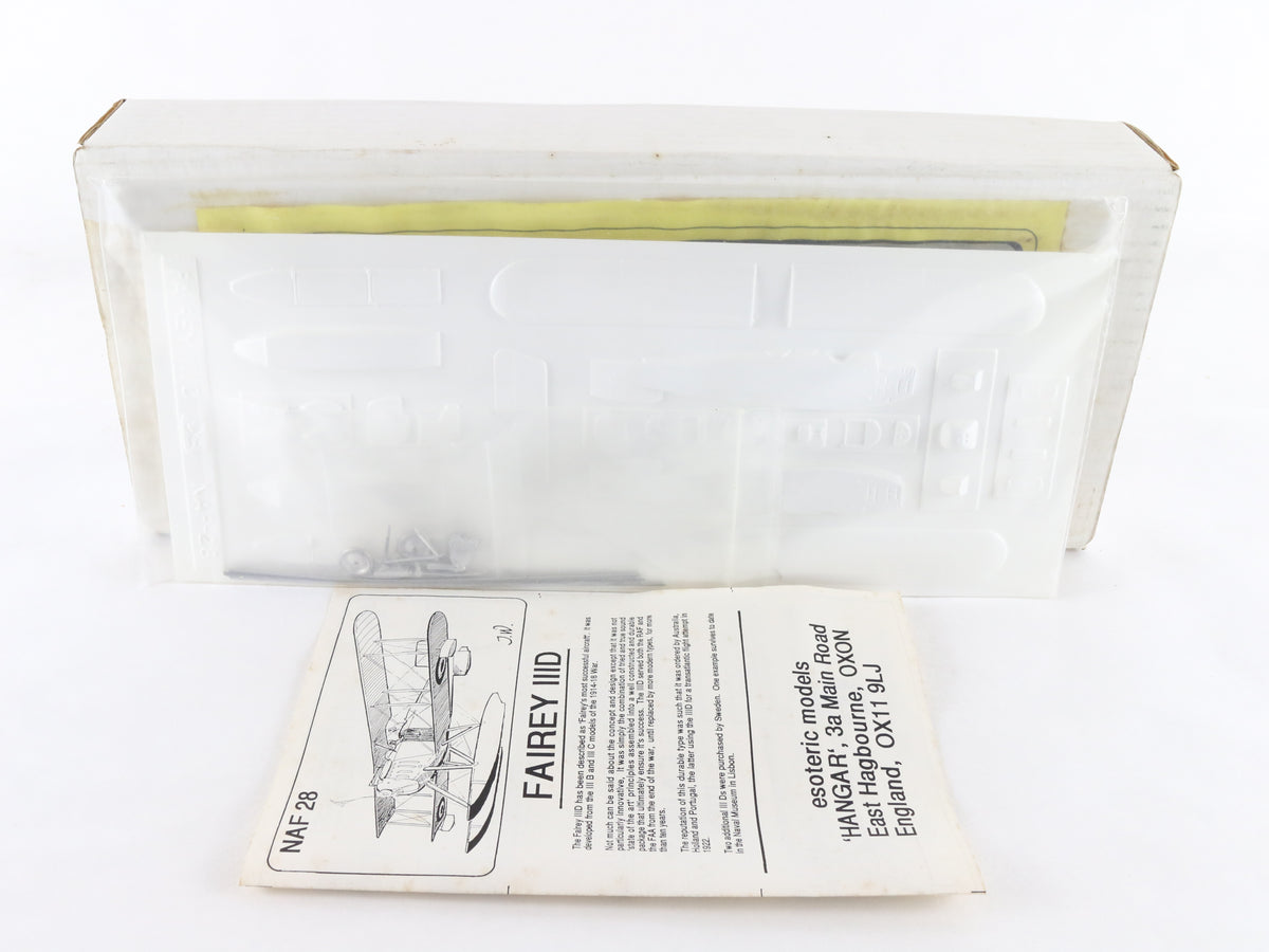 Fairey III D Vintage Biplane Esoteric 1:72 NAF-28 Model Plane Kit