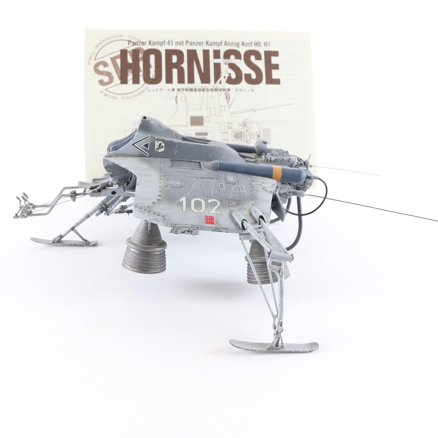 Ma.k Maschinen K Hornisse Panzer Kampf 41 Anzug Ausf Ho 1/20 Built & Painted