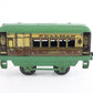Aurora Pullman Green & Brown Passenger Coach Car Hornby Meccano O Model Train classic multi-tone coach design