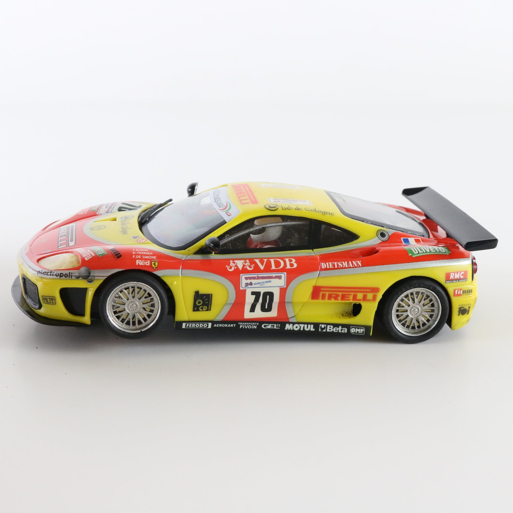 Ninco Ferrari 360 GT Modena #70 2003 Le Mans 1:32 slot car