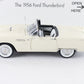 1956 Ford Thunderbird Convertible White Danbury Mint 1:24 Diecast Model