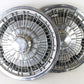 Vintage Mercedes Benz Blue Center Metal Wheel Hubcap 15.5"