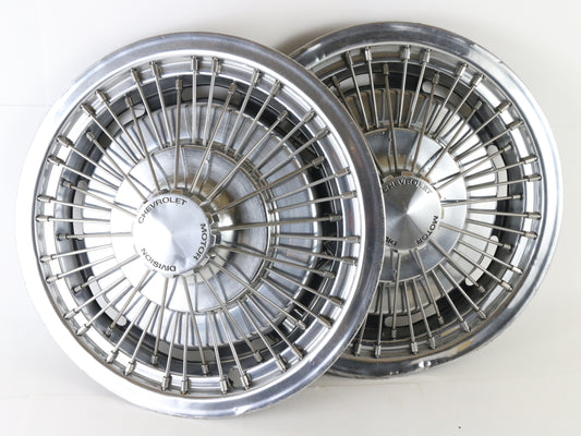 Vintage Mercedes Benz Blue Center Metal Wheel Hubcap 15.5"