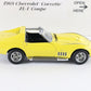 1969 Chevy Corvette ZL-1 Coupe Yellow Danbury Mint 1:24 Diecast Model Car