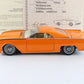 1962 Ford Thunderbird Custom Convertible Orange Danbury Mint 1:24 Model Car