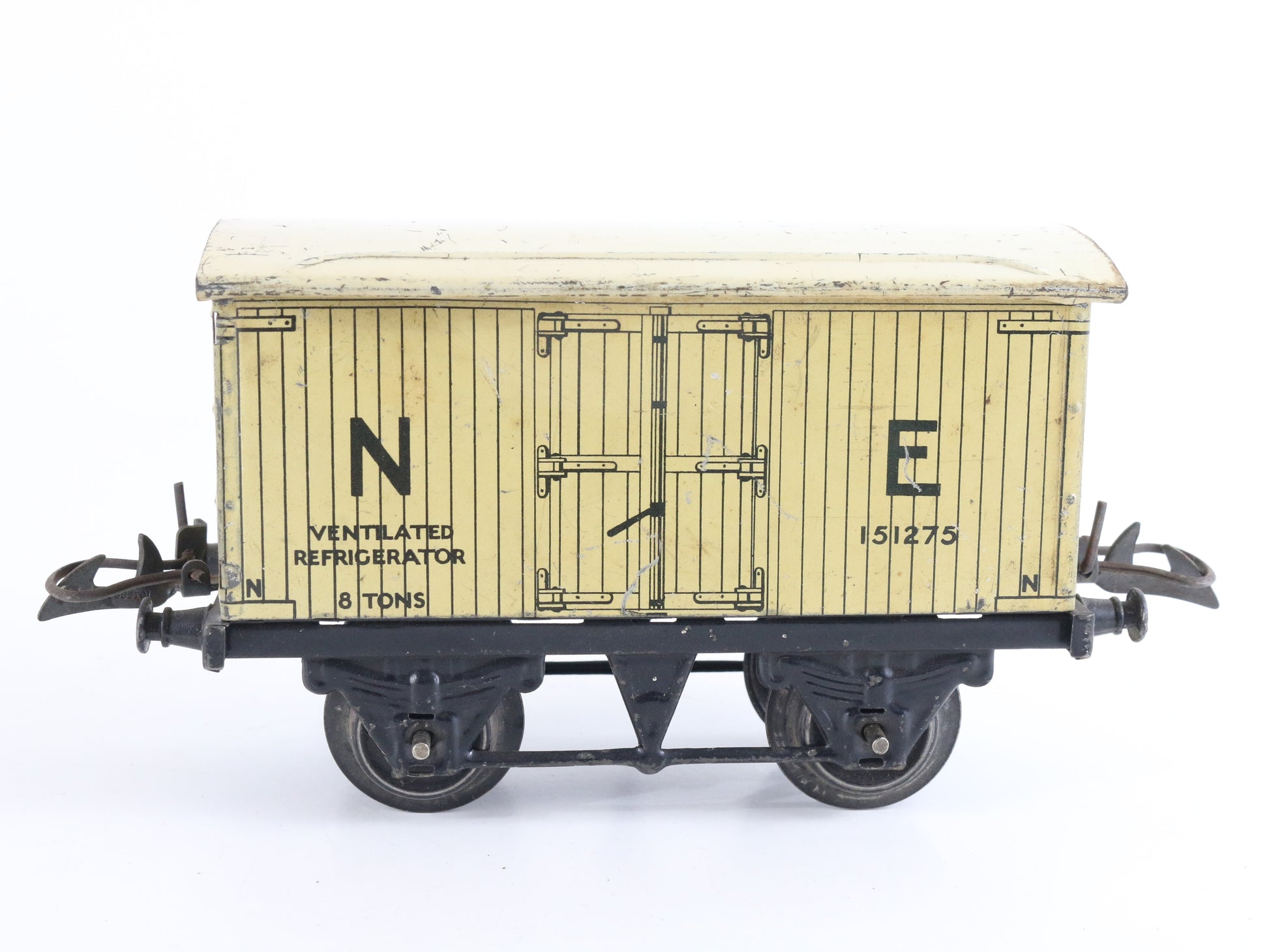 Hornby Meccano O NE LNER Ventilated Refrigerator Car Model Train rare refrigerated goods wagon collectible