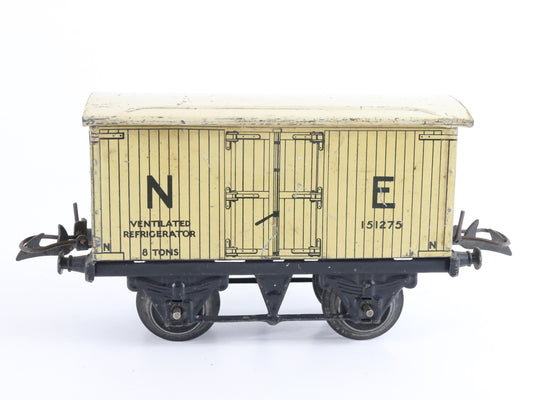 Hornby Meccano O NE LNER Ventilated Refrigerator Car Model Train rare refrigerated goods wagon collectible