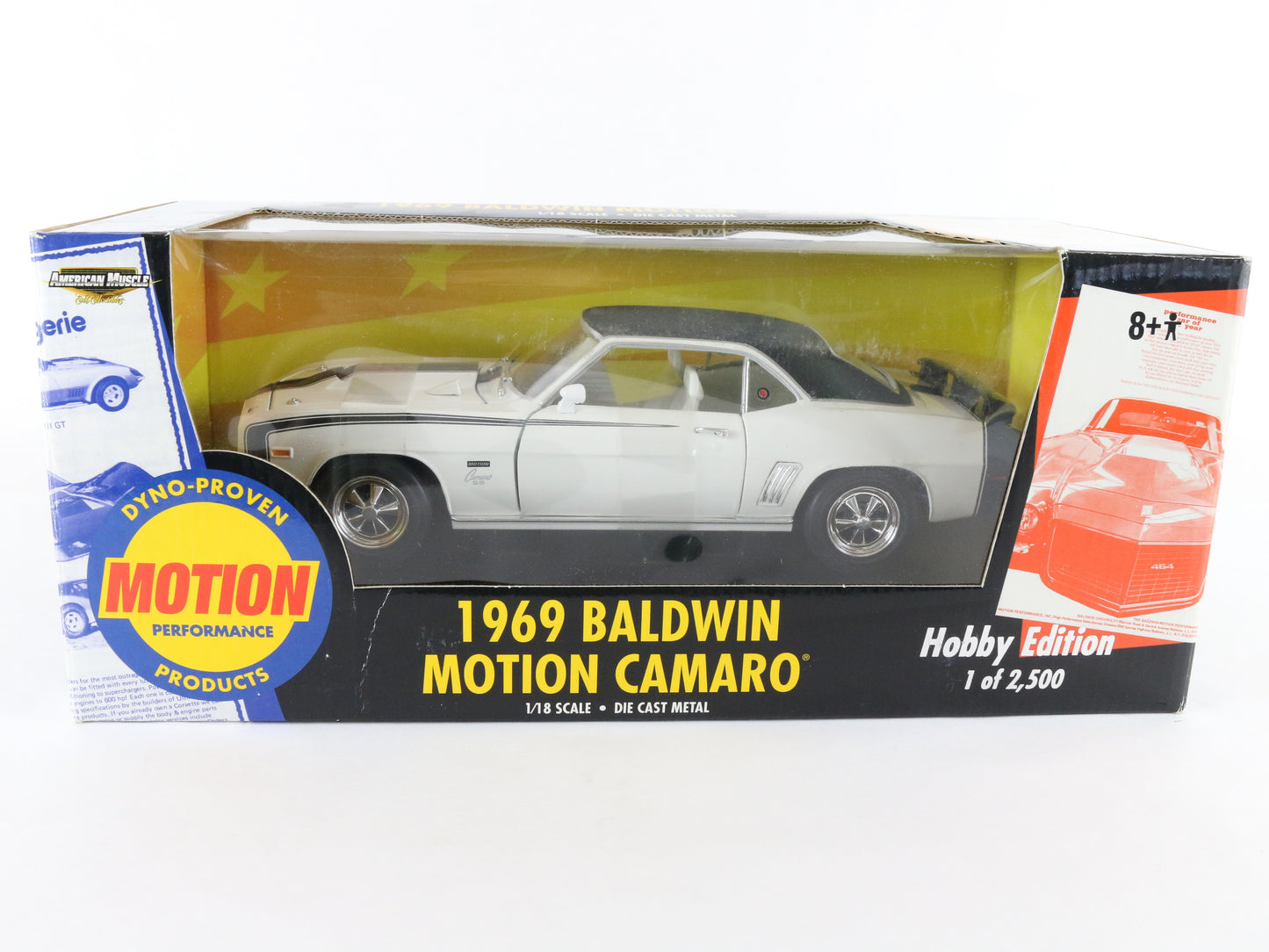 1969 Chevy Baldwin Motion Camaro Hobby Ed Of 2500 American Muscle 1:18 36675