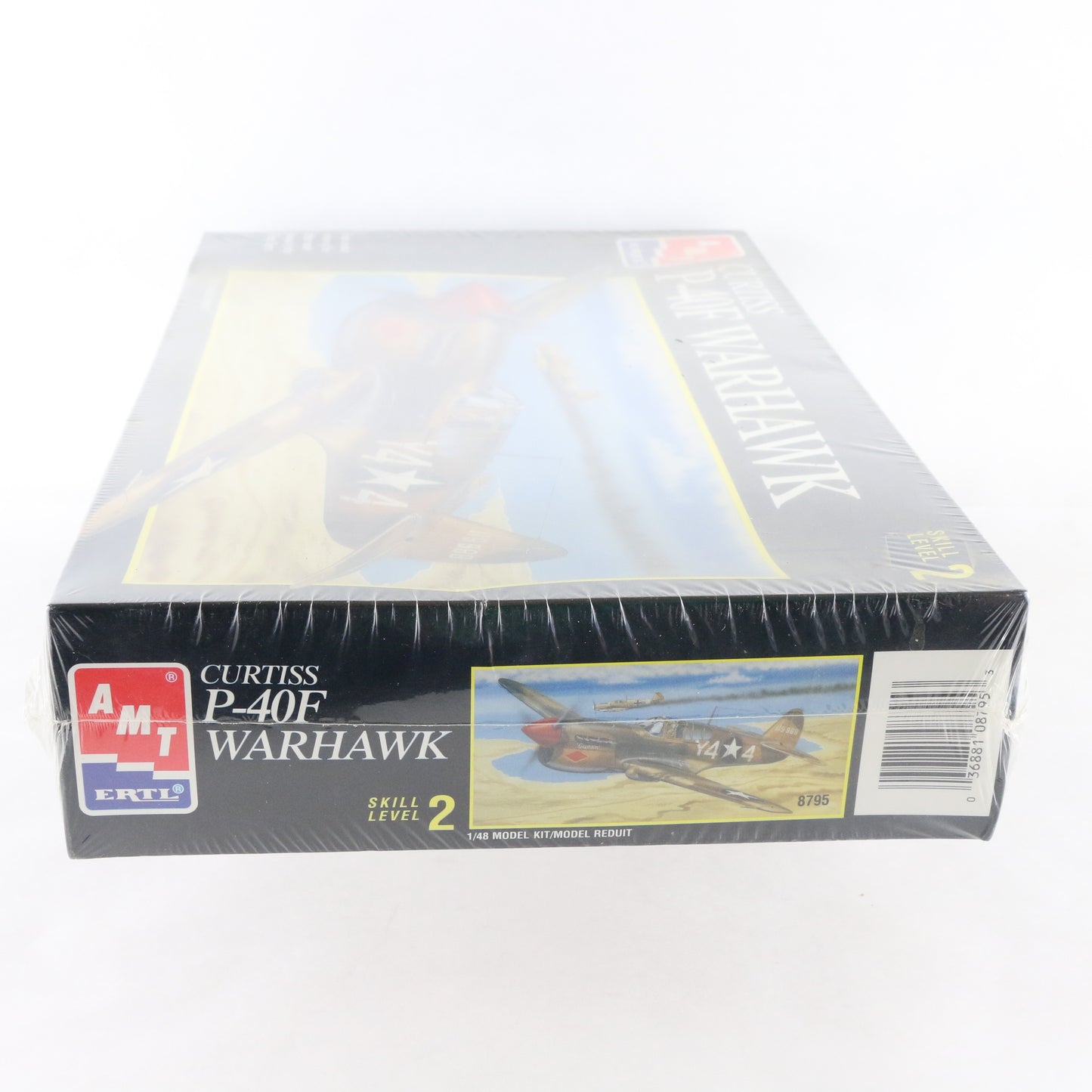 Curtiss P-40F Warhawk Fighter Plane AMT ERTL 1:48 Sealed Model Kit 8795