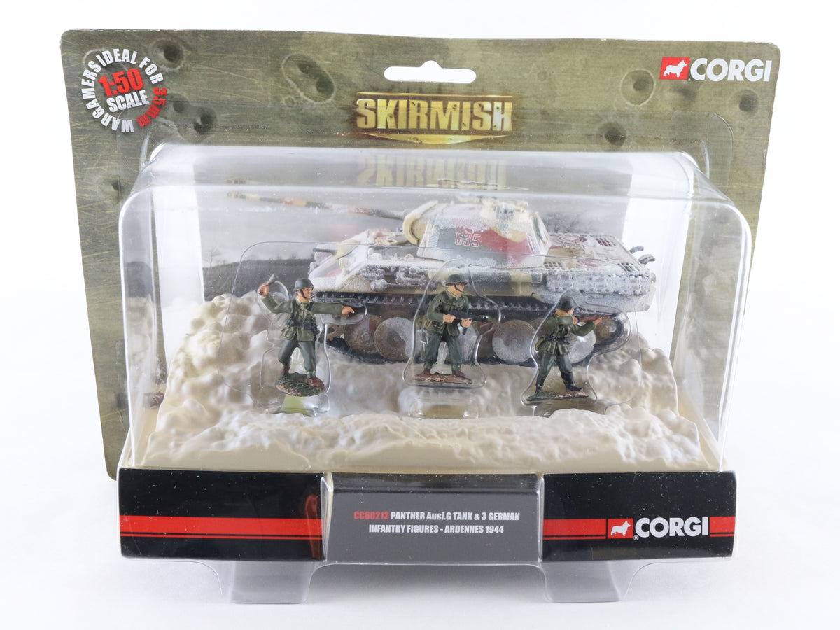 Panther Ausf G Medium Tank Diorama Ardennes 1944 Corgi 1:50 Skirmish CC60213