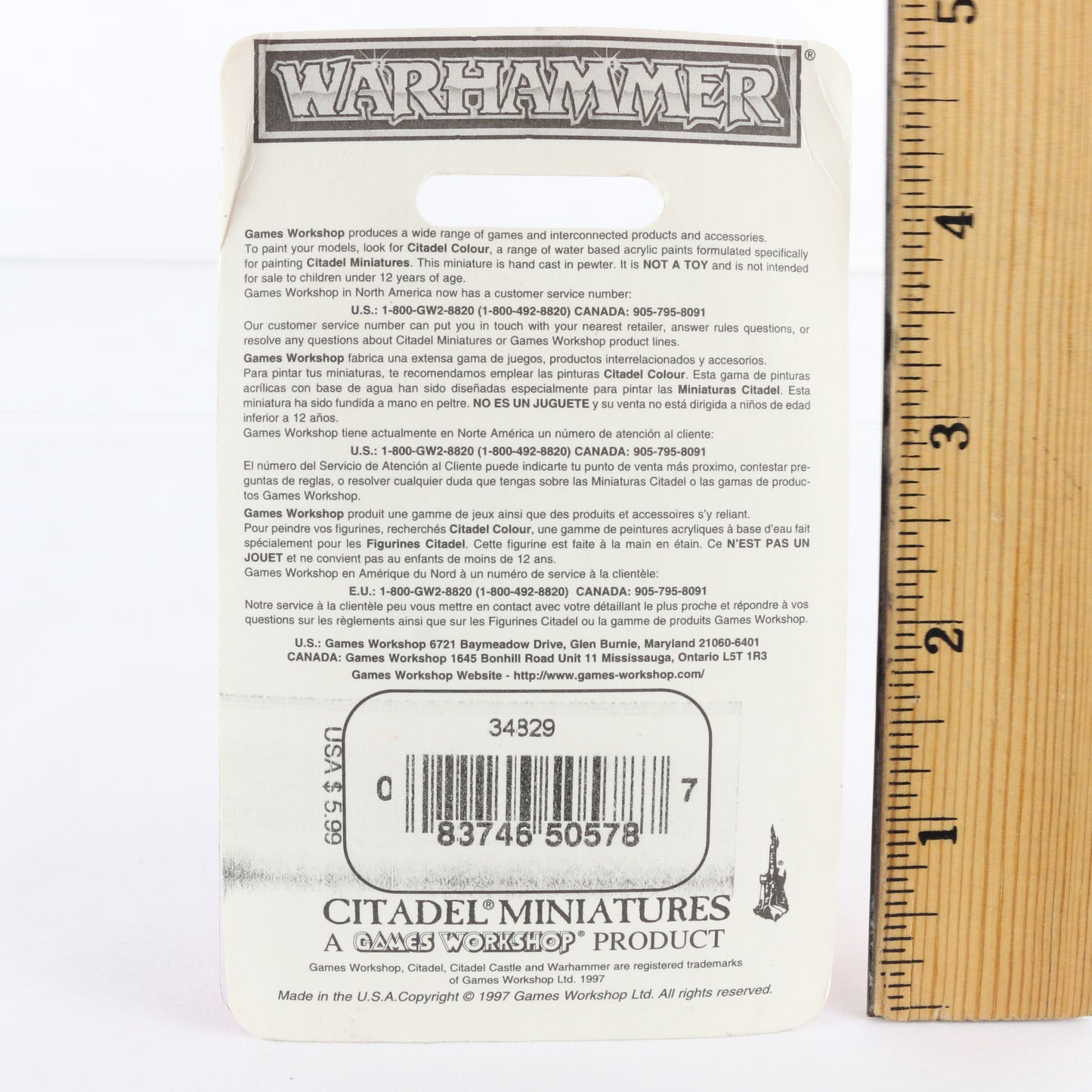 Dwarf Clansmen W/ Axes 1997 Citadel Warhammer 8578E Unpainted Figures