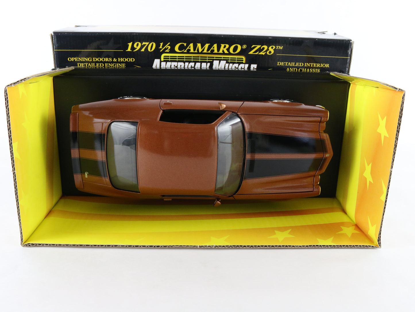 1970 1/2 Chevy Camaro Z28 Brown American Muscle ERTL 1:18 Diecast LE 32408