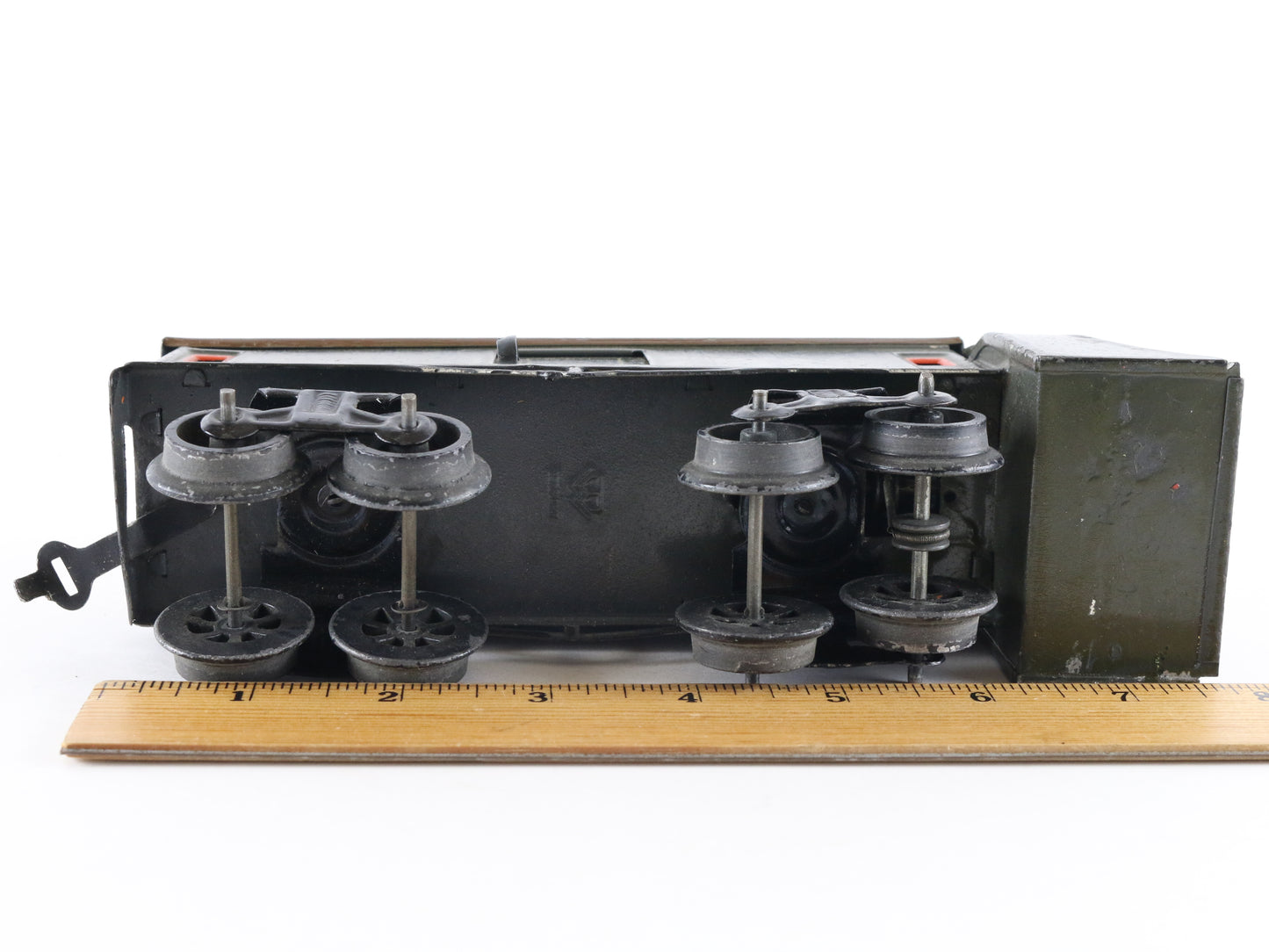 Bing Prewar O Rotary Snow Plow Tinplate Metal Train German Painted VERY NICE