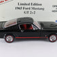1965 Ford Mustang GT 2+2 Black Danbury Mint 1:24 Diecast Model 818/1965