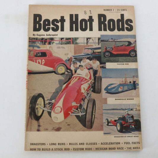 Best Hot Rods Eugene Jaderquist #2 25c Car Magazine 1955