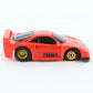 Tyco TCR Ferrari F40GT #9 Red & Black Slotless HO Slot Car