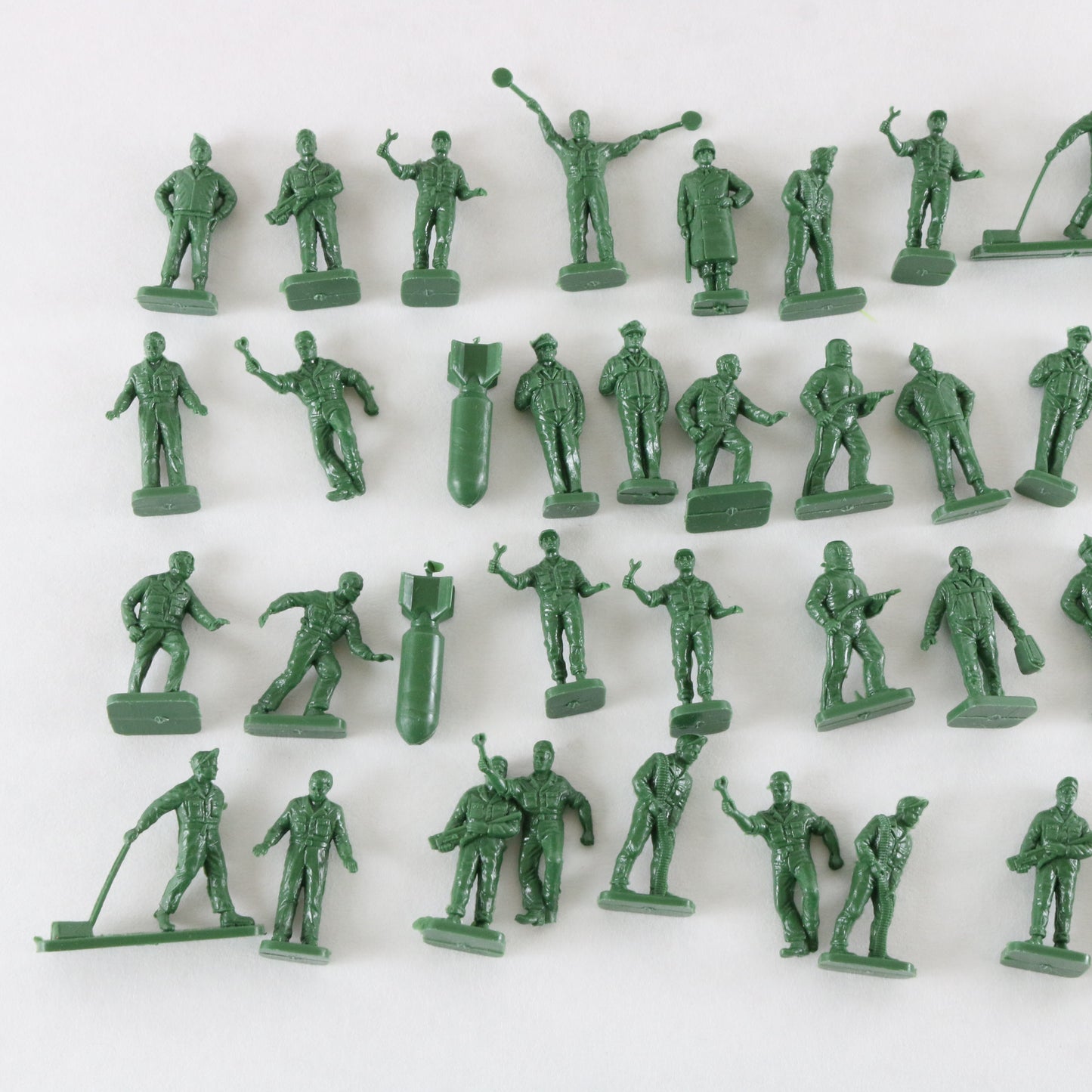 USAAF Personnel Air Force WWII Airfix 1:72 Plastic Model Soldier Figures