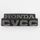  1976-78 Honda CVCC Civic Black & Silver Emblem Badge 3.5"