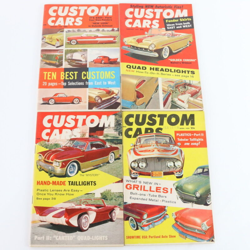 Lot Of 7 Custom Cars Jan Feb Mar Apr May June July 1959 Vintage Car Magazines